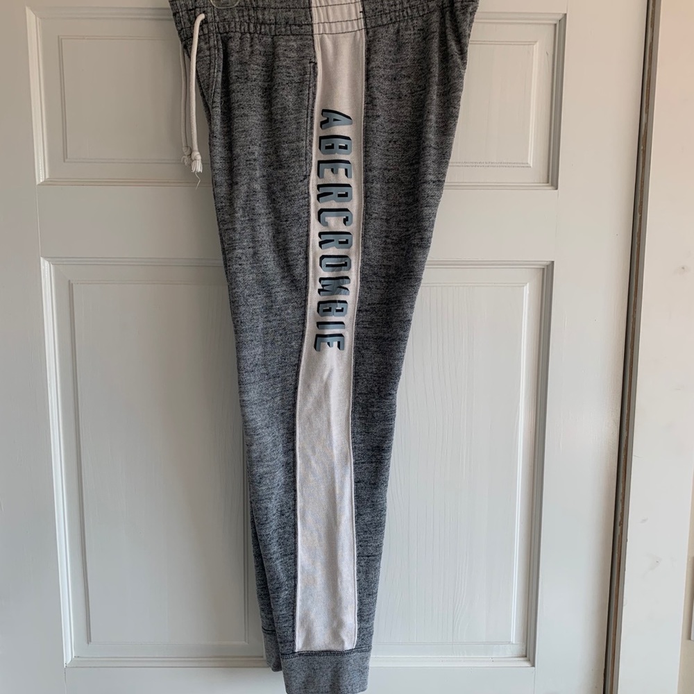 Abercrombie and Fitch jogger sweatpants.